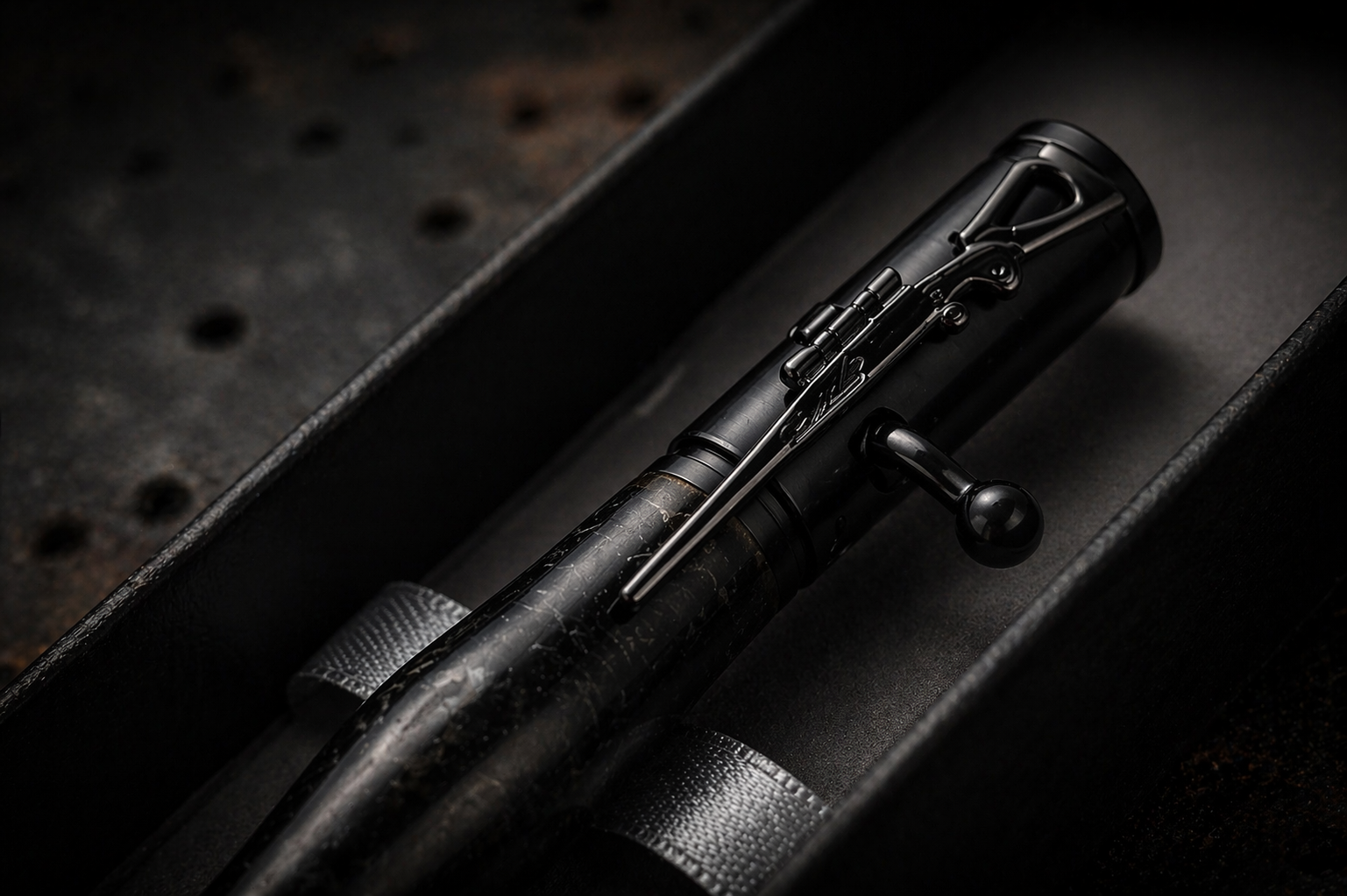 .30 Cal Bolt-Action Pen – Midnight Forge Edition - Image 4