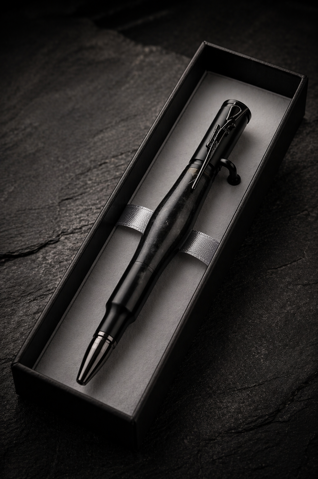 .30 Cal Bolt-Action Pen – Midnight Forge Edition